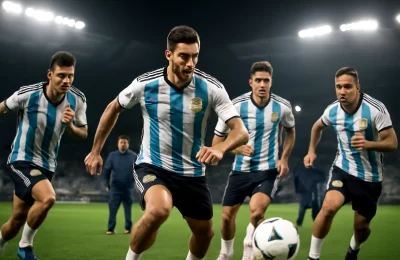 Argentina ya entrena en Kansas para el Mundial 2026: Messi lider en la primera practica de Scaloni